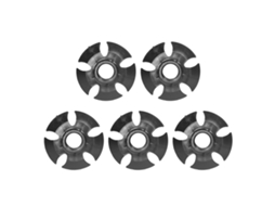 5pcs Cesto de Borracha para Pólos de Trekking