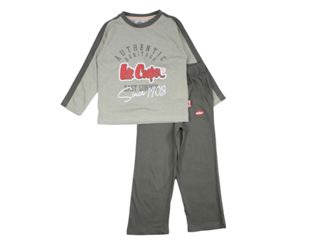 Pijama de Criança LEE COOPER Verde (XS)