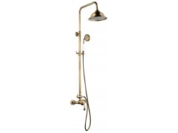 ROUSSEAU Coluna de chuveiro com torneira misturadora Byron - Bronze antigo