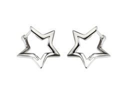 2026-aros De Argolla Pequeños Estrella De Prata 925 Para Mulheres Huggie Hoops Bonitos