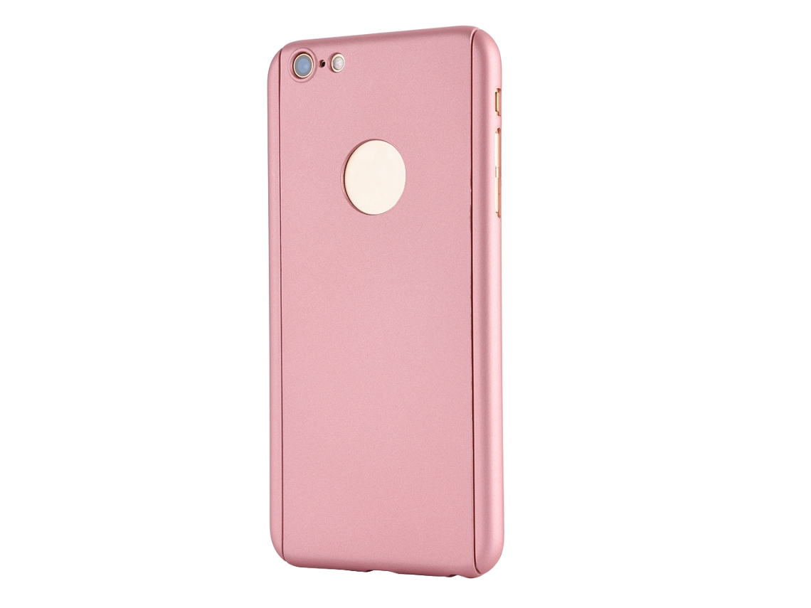 Capa de Celular EOOCOO (pintura a Spray 360 Graus, Ouro Rosa)