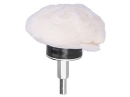 Roda de Polimento de Têxtil Branco 50mm S/MARCA