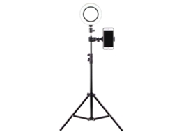 Ring Light Para Youtube E Tiktok Com Suporte Para Selfies / Tripod Silver Slowmoose