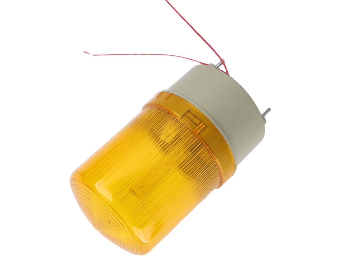Luz Indicadora, Luz De Advertência Led Intermitente, Luz Estroboscópica Industrial, 24v Dc, Material Pc E Abs Para