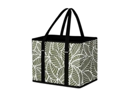 Sacola de Compras Dobrável com Fundo Reforçado, Cesta de Compras em Tnt para Supermercado, Atividades Ao Ar Livre, Multicolorida. GOKOCO