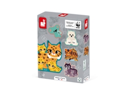 Puzzle JANOD J08625 20 Peças Animais