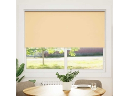 Vidaxl Cortina De Rolo Blackout, 164,4 X 175 Cm, Largura Do Tecido 160 Cm, Bege