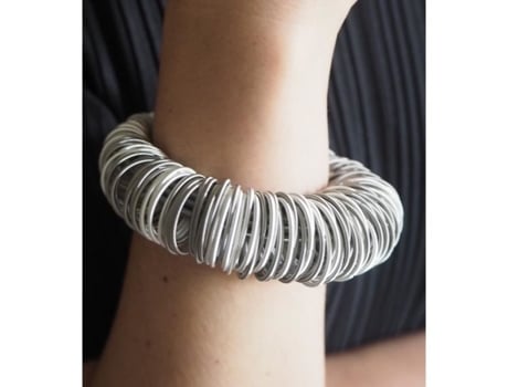 Pulseira - La Mollla - Maxi one (médio) - Aço inoxidável - Prata - Mulher