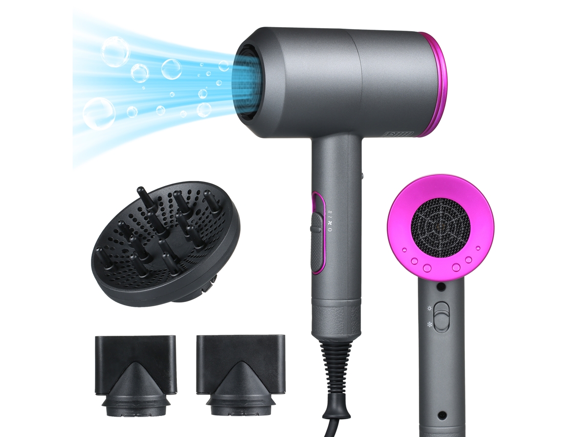 2026 secador de Cabelo Iônico 3 Bicos 3 Temperaturas 2 Velocidades Viagem Lar Salão 110v 220v