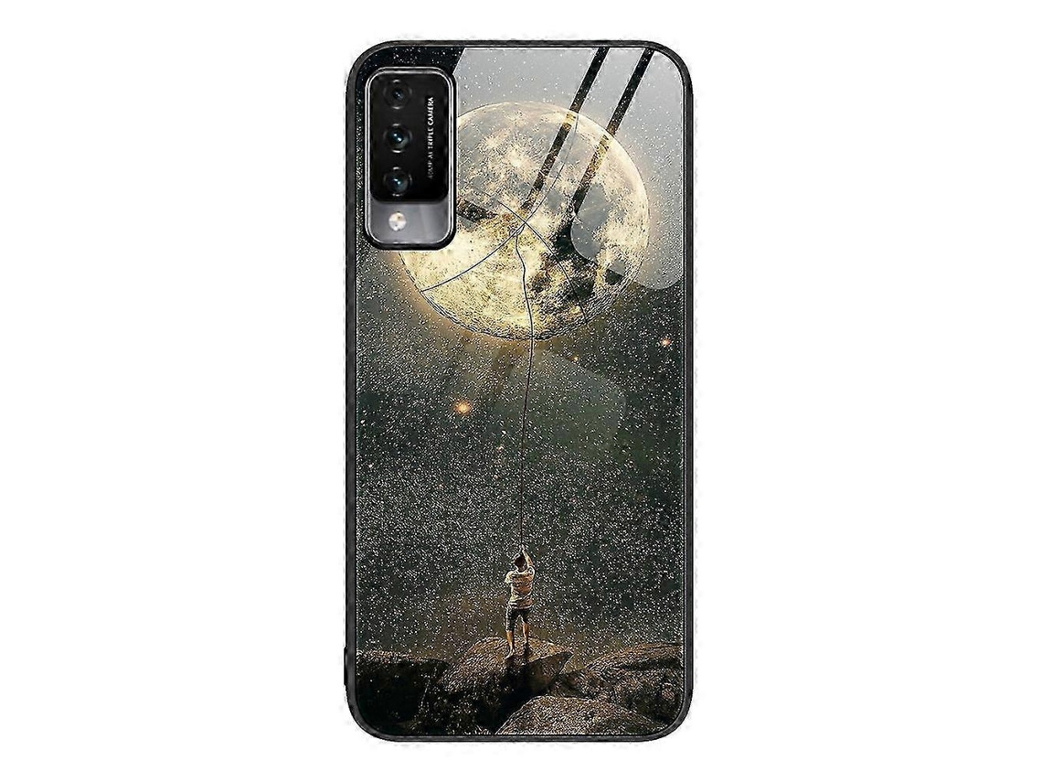 Moon26-27 For Huawei Maimang 10 Colorful Painted Glass Phone Case