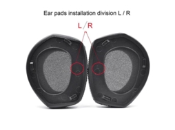 Yuru camisetas de Ouvido Substituidas Compativeis com Sennheiser Hdr Rs165 Rs175 Rs185 com Conforto e Isolamento Sonoro