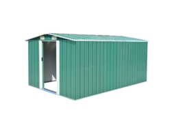 Abrigo VIDAXL Green Aço (257x392x181 cm)