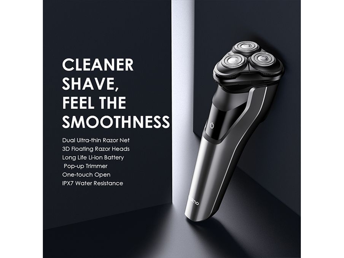2026 oraimo Smartshaver 2 Lâminas Ultra Finais 3d Flutuantes Ipx7 Aparador Elétrico Rotativo Plegável