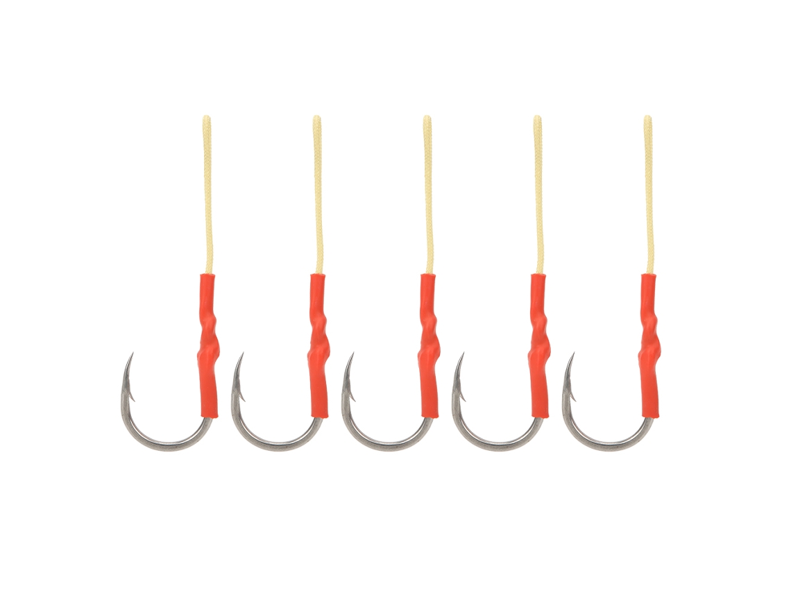 5pcs Anzóis de Pesca Business de aço inoxidável, afiados, com barba resistente à corrosão marítima, para pesca no mar 9/0 S/MARCA