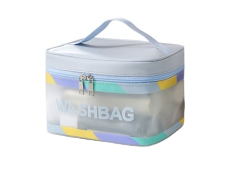 Deluxe Blue Travel Toiletry Organizer Bag Ecarla
