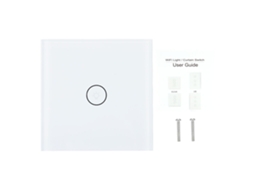 Interruptor De Parede Inteligente Para Luzes Led (com Painel De Vidro Cristal E Controle Tátil Inteligente)