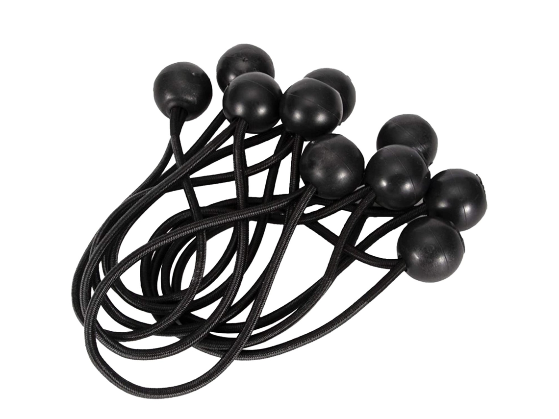 10 Tiras de Borracha com Bola AQUAFORGE