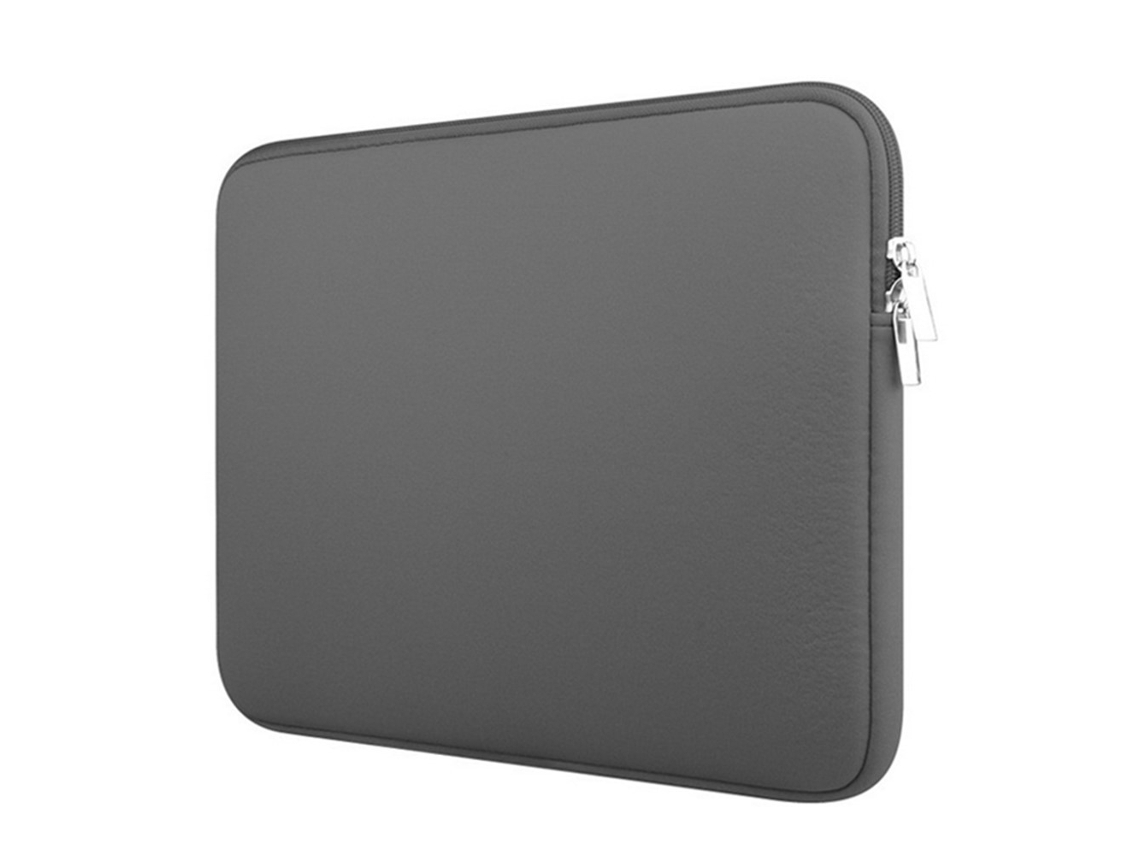 Capa Protetora De Neoprene Para Laptop De 15,6" Cinza