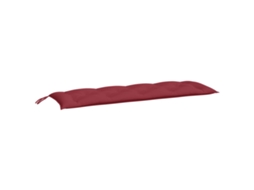 Garden Bench Cushion, Garden Bench Cushions Vidaxl Vermelho Tecido (150 X 50 X 7 Cm)