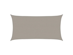 Maison Exclusive - Para-sol Estilo Vela Retangular 160 G/m² 3x6 M Pead Cinza-claro
