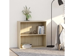 Vidaxl Estante 80x30x76,5 Cm Derivados De Madeira Carvalho Sonoma