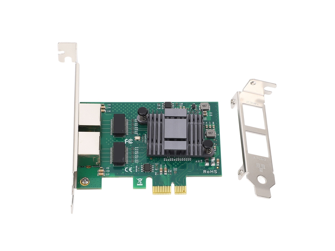 Placa de Rede LAXISCREED Pcie 2 Portas Gigabit