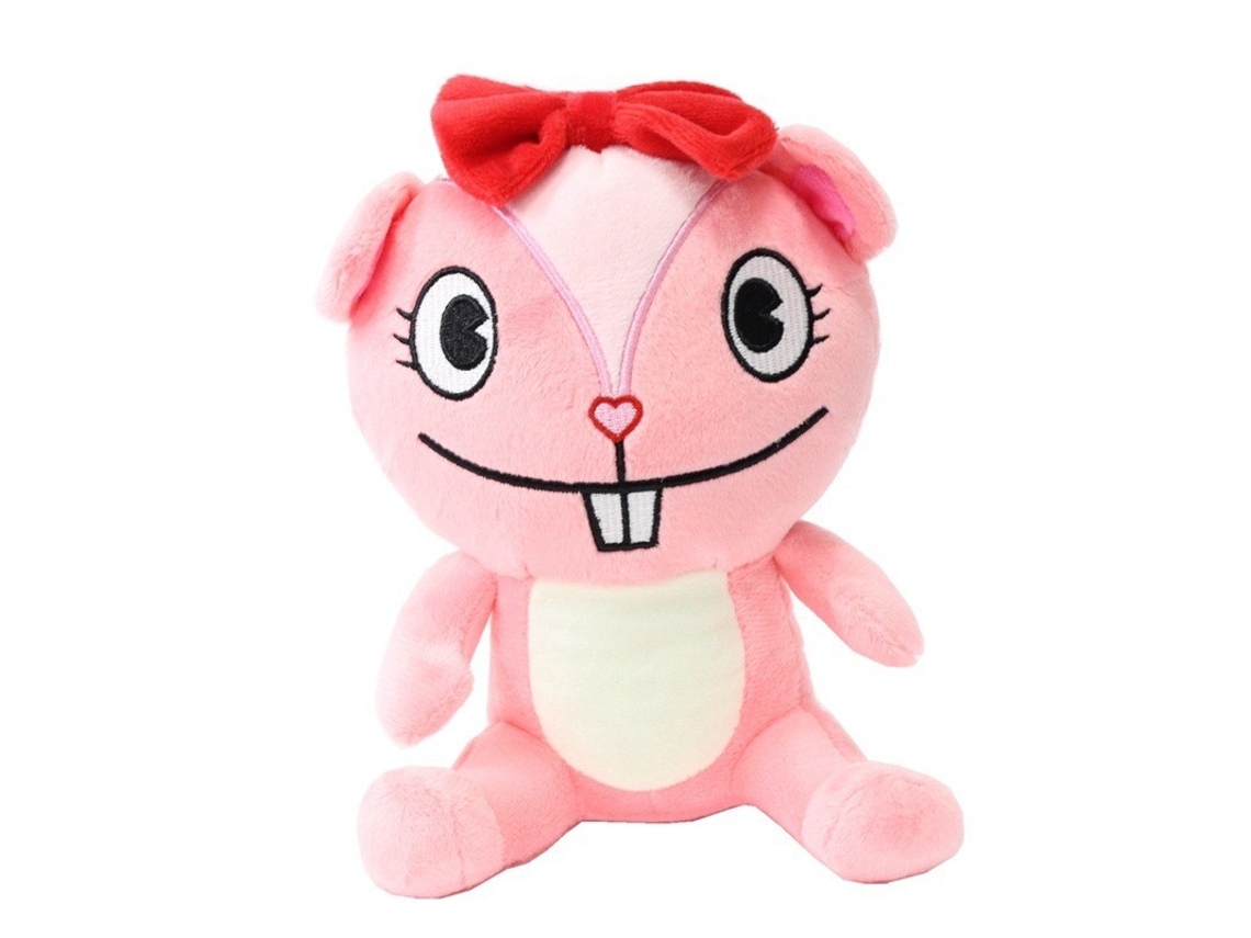 Brinquedos de Pelúcia Fofos Animais Amigos Urso Ouriço Vermelho, Ovelha, Esquilo e Coelho Rosa GOKOCO