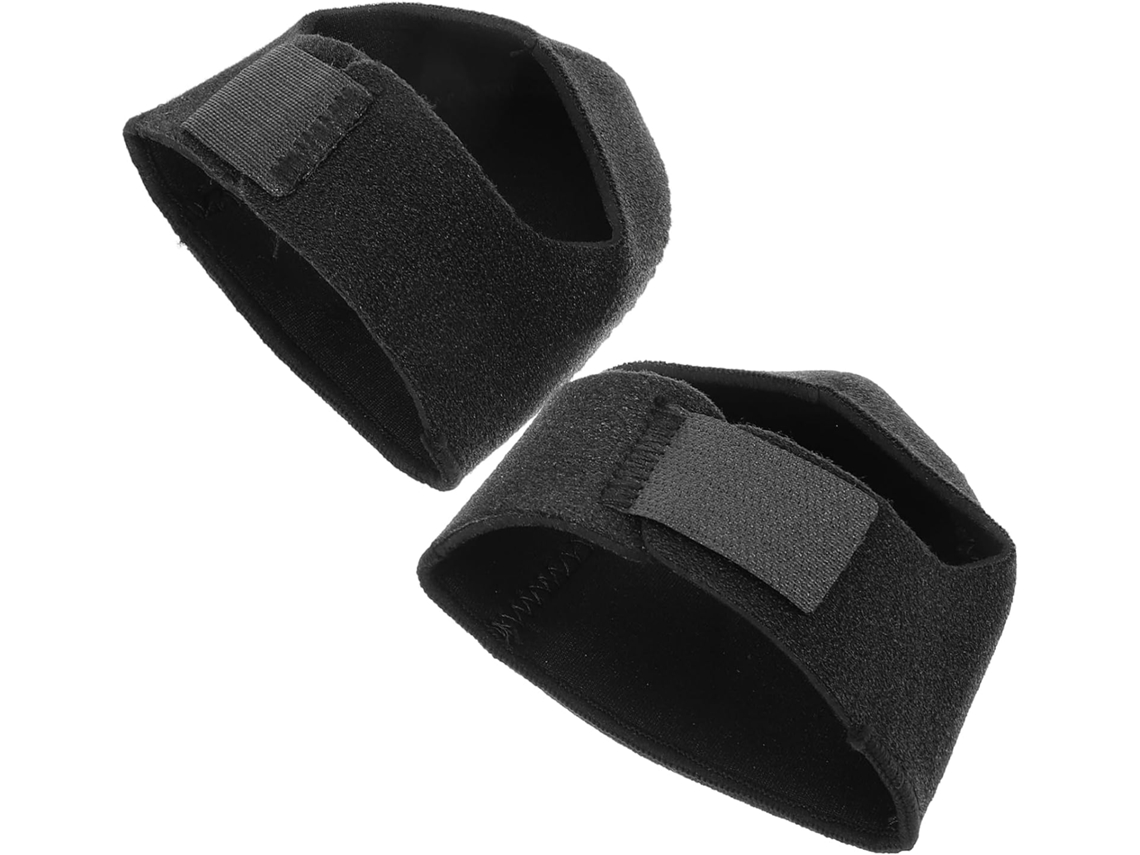 Calcanhares Com Almofadas De Borracha Preta, Absorção De Vibração E Efeito Antiderrapante, Para Aliviar A Pressão E