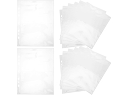 Capas para fotos Osaladi, tamanho A5, pacote com 30 unidades, protetores transparentes para álbuns, sacos plásticos para