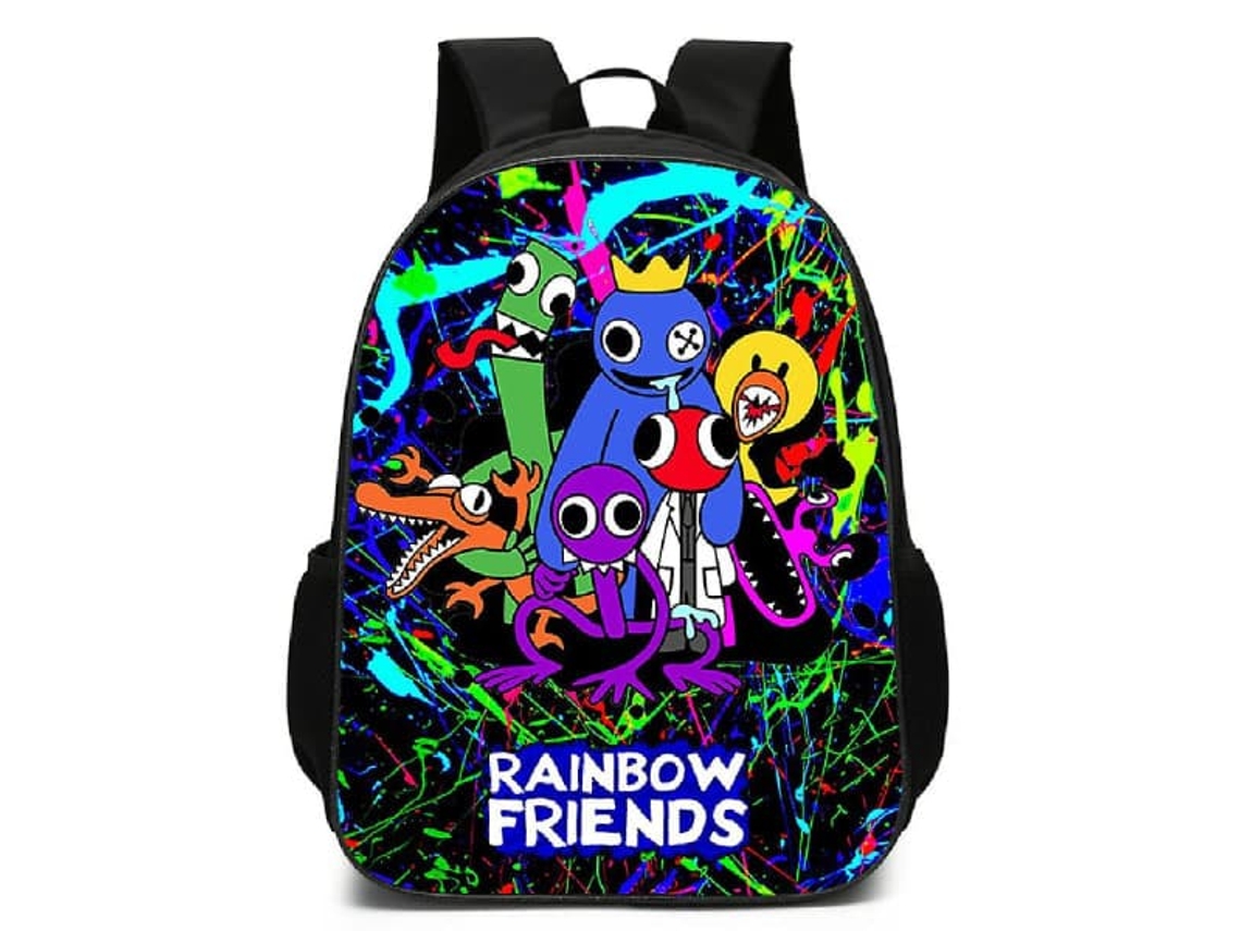 Mochila Rainbow Friends Para Escola, Viagem E Presente.