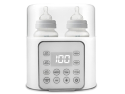 Aquecedor De Leite Materno 9 Em 1 Display Lcd, Controle Exato De Temperatura, Mantém Aquecido Por 24h Branco Halinuia