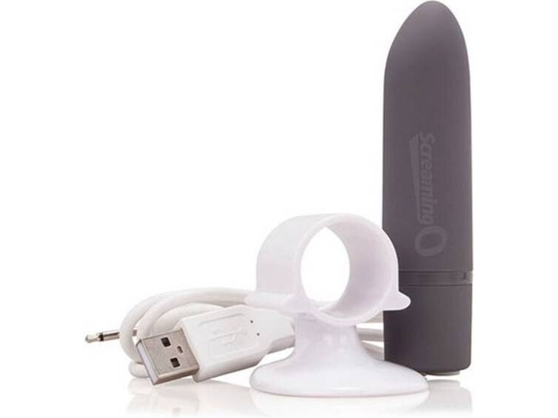 Vibrador THE SCREAMING O Charged (Cinzento - ABS)