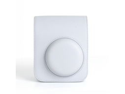 Estojo Retrô De Couro Para Câmera, 90g, Inclui Alça, Adequado Para Câmeras Instantâneas.a Sacola Universal 12/11 Comporta A Cor Jasmine White. Yunzii