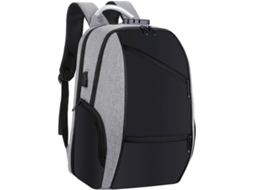 Mochila De Viagem Com Cadeado E Porta De Carregamento Usb, Mochila Grande Para Laptop, Ideal Para Estudantes E Acessórios. Gokoco