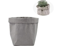 Sacola de Papel Kraft Reutilizável Kichouse, Feita de Papel Kraft. Dobrável e Dimensionalmente Estável, para Guardar e CHABERLU