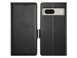 Capa De Celular Df-010 Com Fechos Laterais E Proteção Total Em Couro Sintético Para Google Pixel 8