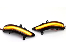 Piscas De Led, Piscas De Led Dinâmicos Pretos, Luzes De Retrovisor Sequenciais Para Subaru, Forester, Outback, Legacy
