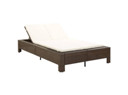 Sunbed, Sunbeds Vidaxl Marrom Rattan / Vime (n/a)