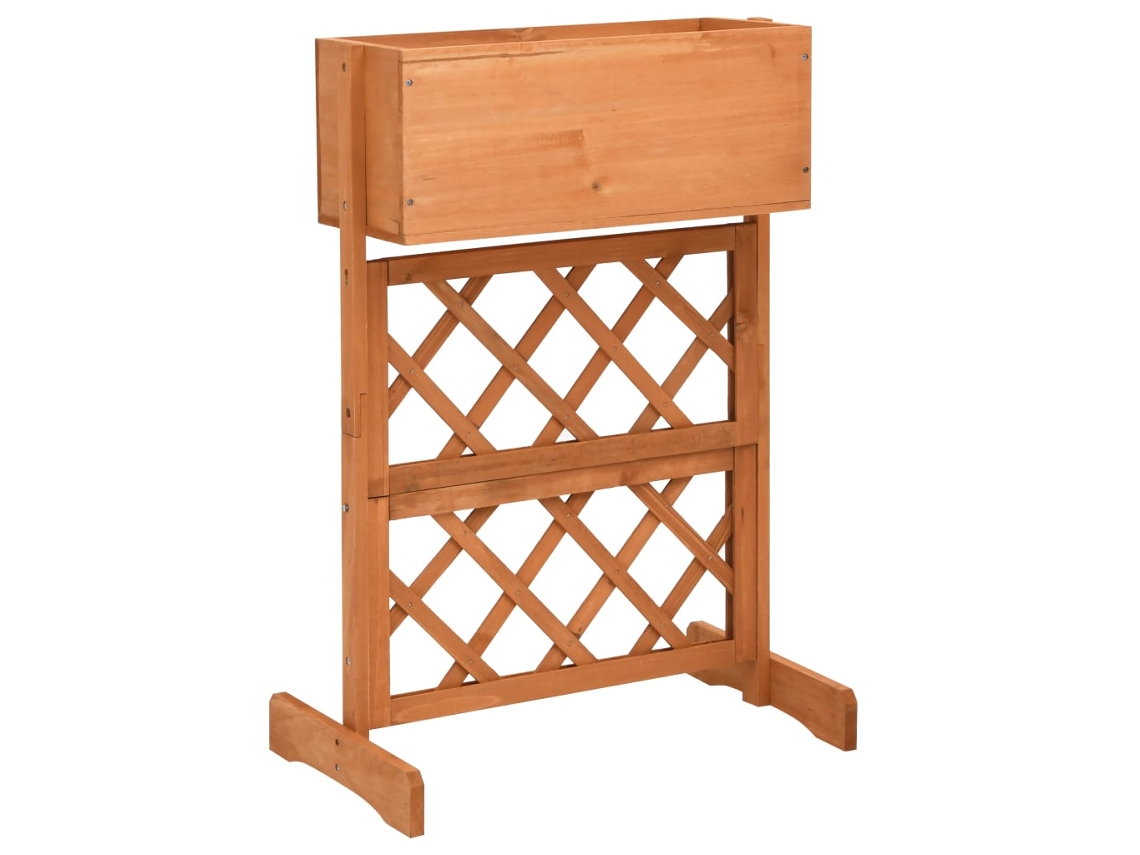 Planter, Planters Vidaxl Laranja Madeira (n/a)