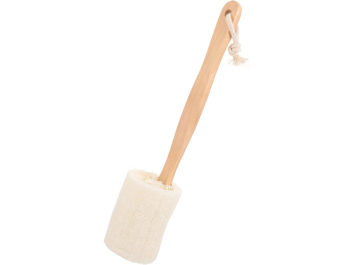 Escova De Banho Esfoliante Bucha Natural, Madeira Leve, Limpeza Corporal Profunda, Uso Doméstico, Esfoliante Para A Pele