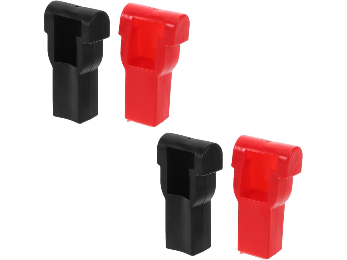 Protetores de extremidade de bateria de carro (4 peças), camadas isolantes de silicone para as extremidades.