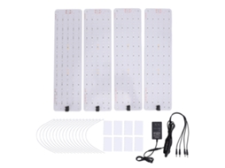 Lâmpada de Crescimento Led Painel 600 Leds, 6 Níveis de Brilho, Timer, Função Memória, Plug Us | S/MARCA