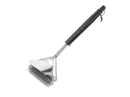Escova 3 em 1 para Grelha, com Raspador AQUAFORGE