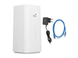 Switch Ethernet 5 portas Gigabit, não gerenciado, plug and play, para casa, com shell ABS, 100-240V, plug EU S/MARCA