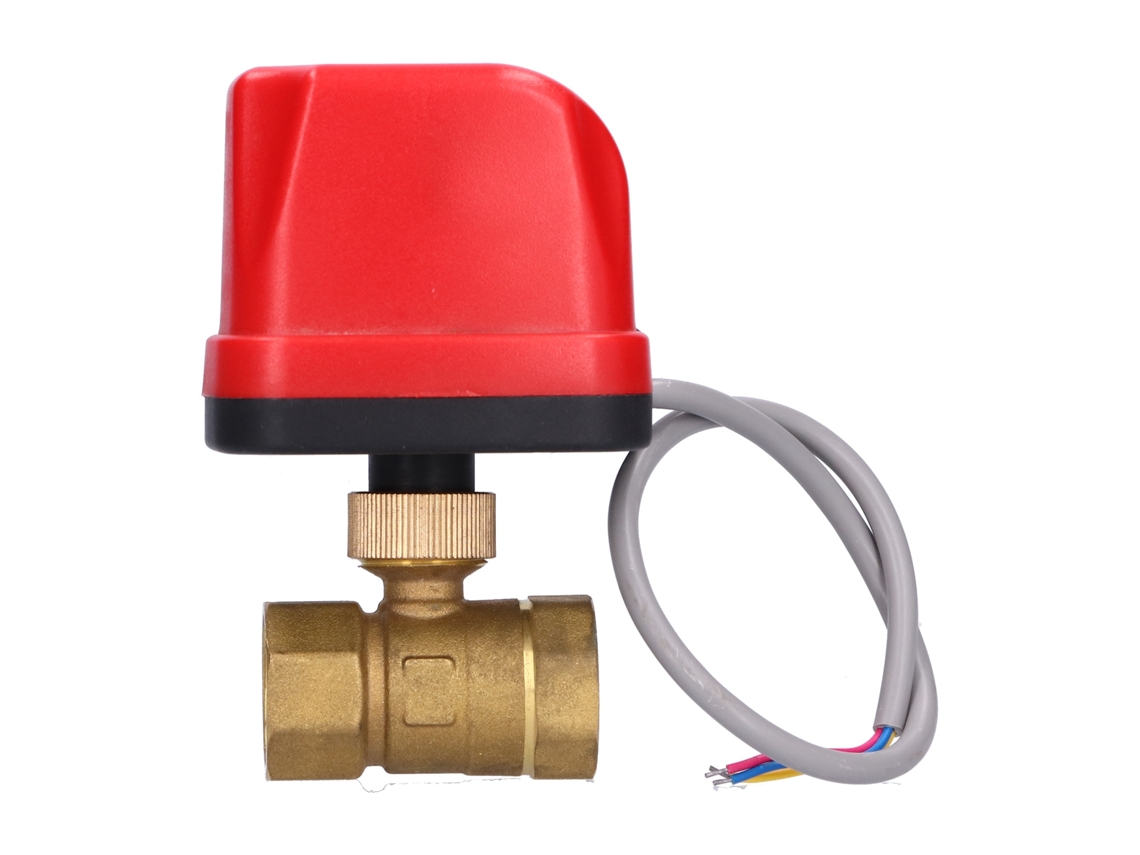 Válvula De Esfera Elétrica De Latão Laxiscreed Com Motor, Compatível Com 220v Para Equipamentos Industriais