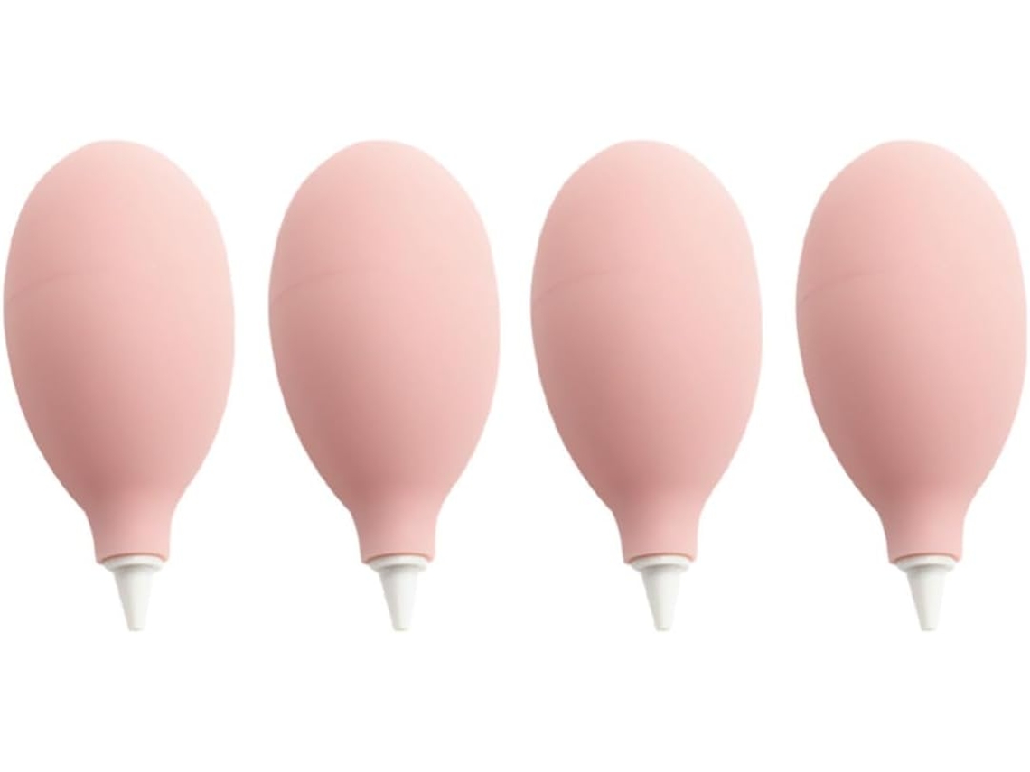 Conjunto De 4 Bolas De Silicone Rosa Para Limpeza