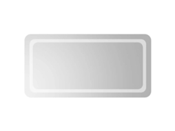 Led Bathroom Mirror, Led Bathroom Mirrors Vidaxl Transparente Vidro (100 X 50 Cm)