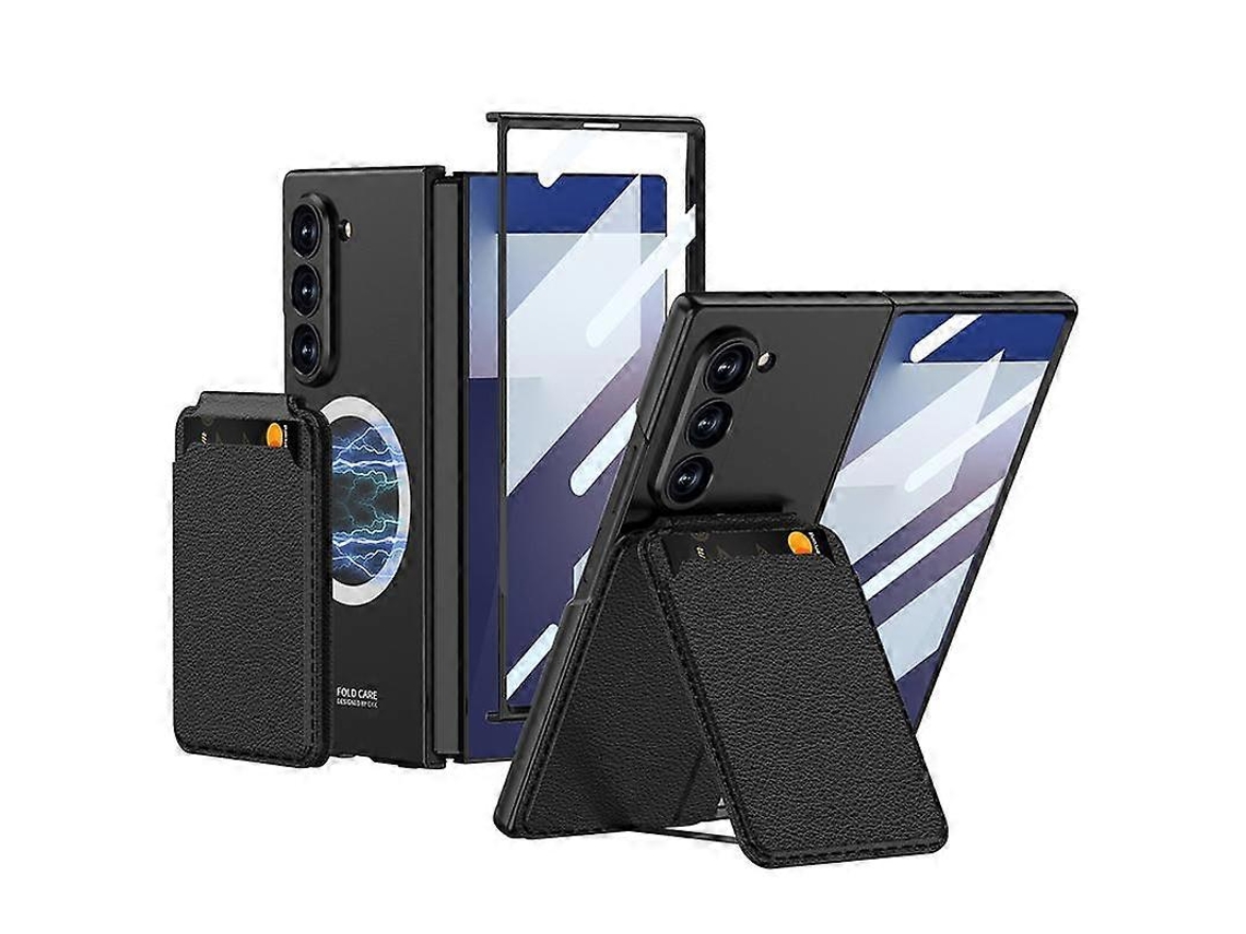 Capa De Celular Dobrável Com Suporte Magnético Integrado Gkk Para Samsung Galaxy Z Fold7 5g