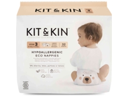 Fraldas Ecológicas 6-10kg T3 Kit&kin