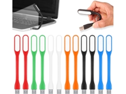 12 Lâmpadas Usb Mini Flexíveis 6 Cores, para Notebook/leitura ZYBLSSBB